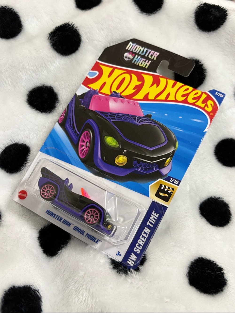 Hot Wheels Monster High Ghoul Mobile Black/Purple/Pink